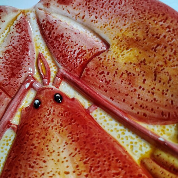 Fitz & Floyd Coastal Critters RETIRED Lobster Dishes Set of Two Nautical Crab - Picture 8 of 12